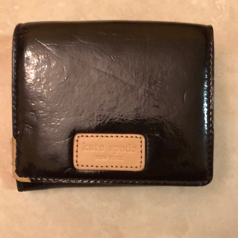 Kate Spade dark brown wallet